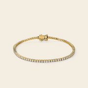 Tennis Bracelet 18K Gold Vermeil