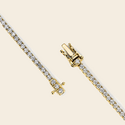 Tennis Bracelet 18K Gold Vermeil