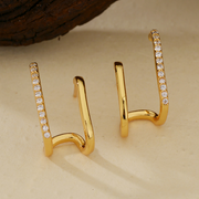 Curve Line Earrings