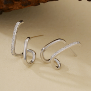 Curve Line Earrings