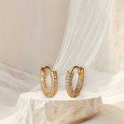 Pavé Classic Hoops