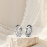 Pavé Classic Hoops