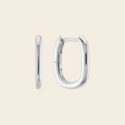 Luna Oval Hoops