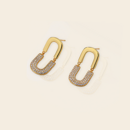 Luxe Pavé Link Earrings