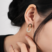 Luxe Pavé Link Earrings