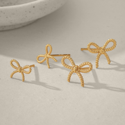 Twist Bow Earrings