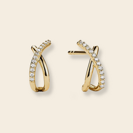 Twisted Curve Earrings